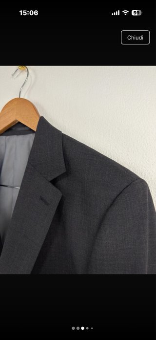 Blazer Comberti Lana Grigio Uomo XL