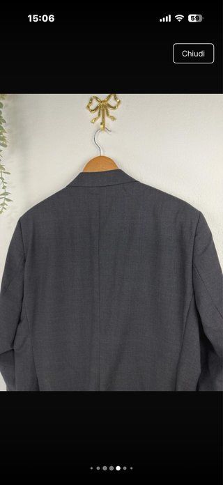 Blazer Comberti Lana Grigio Uomo XL