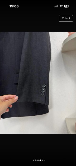 Blazer Comberti Lana Grigio Uomo XL