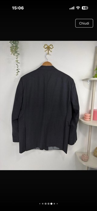 Blazer Comberti Lana Grigio Uomo XL