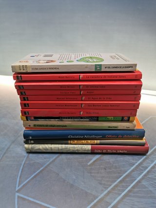 12 libros juveniles, el barco de vapor, ala delta, y mas