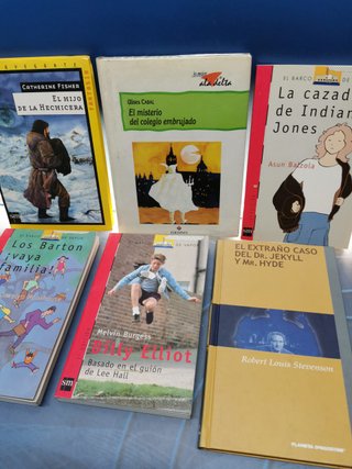 12 libros juveniles, el barco de vapor, ala delta, y mas