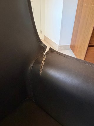Sillas de comedor de piel negras
