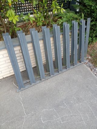 Valla para cierre perimetral de acero galvanizado
