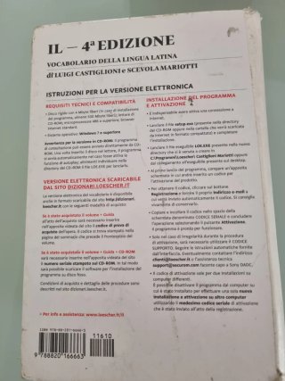 Il vocabolario della lingua latina. Latino-ital...