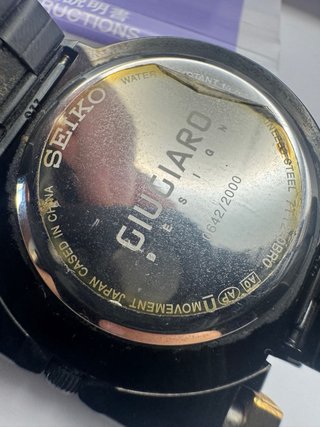 Reloj Seiko SCED043 Giugiaro Design Cronógrafo