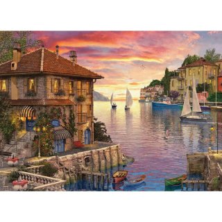 Puzzle NUEVO Puerto Mediterráneo 1000 piezas