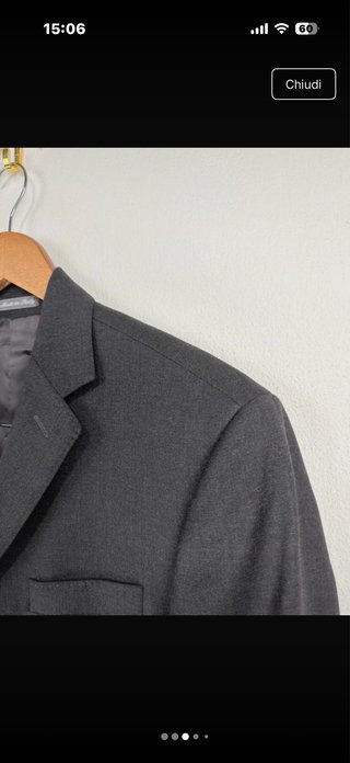 Blazer MLW Lana Vergine Grigio Taglia L