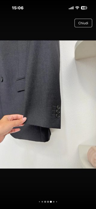 Blazer MLW Lana Vergine Grigio Taglia L