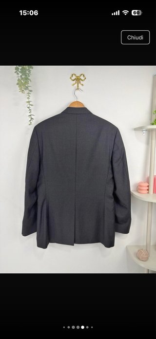 Blazer MLW Lana Vergine Grigio Taglia L