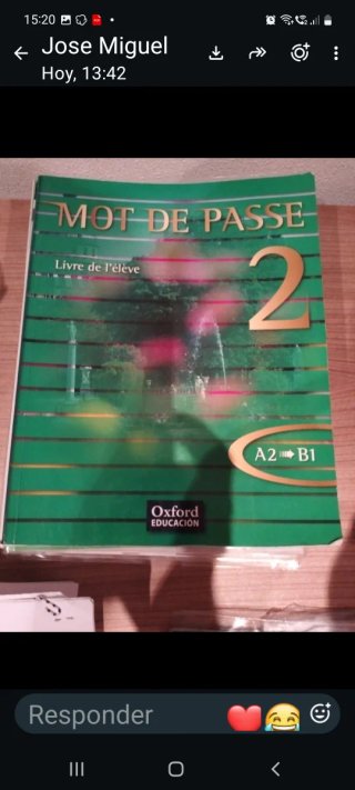 Libro francés 1 bachillerato