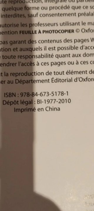 Libro francés 1 bachillerato
