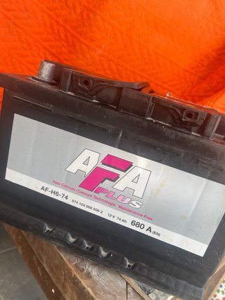 Batería coche AF-H6-74 74Ah 680A