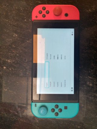 Nintendo Switch Azul/Rojo + Mandos Pokémon/Mimikyu