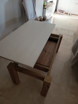 Mesa de comedor extensible madera