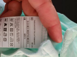 Polo Benetton verde menta