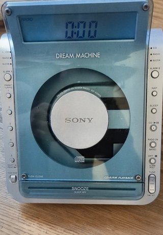 Sony Dream Machine ICF-CD855 Radio Sveglia CD