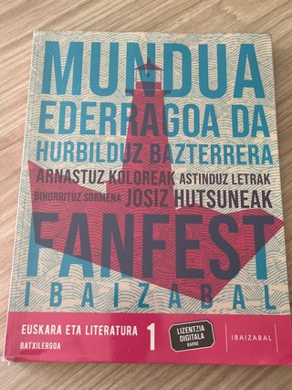 Libro de texto Euskara eta Literatura 1 IBAIZABAL