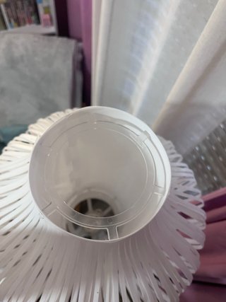 Lámpara de pie moderna blanca