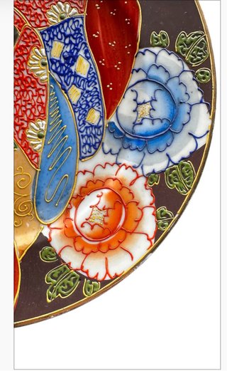 Servizio dolce Imari Giappone 7 pezzi