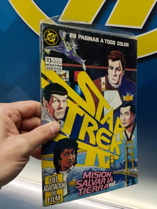 comic STAR TREK IV MISION SALVAR LA TIERRA - ADAPTACIÓN AL COMIC DE LA PELÍCULA - ED. ZINCO -1987