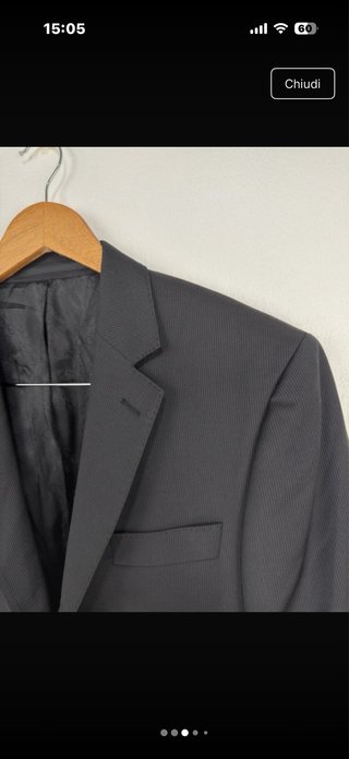 Blazer S.Oliver nero righe lana L