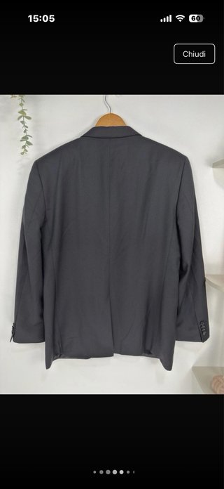 Blazer S.Oliver nero righe lana L