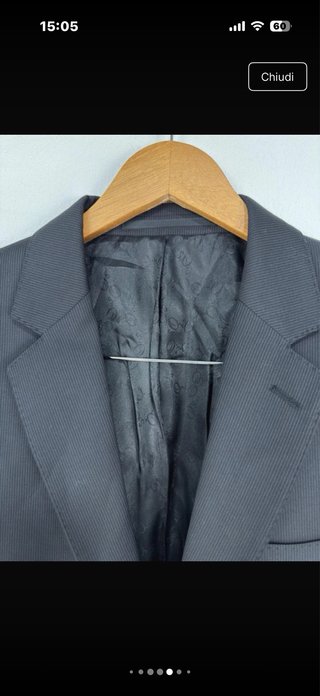 Blazer S.Oliver nero righe lana L