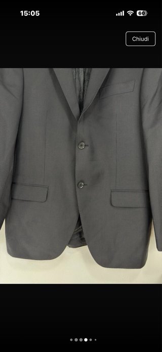 Blazer S.Oliver nero righe lana L