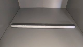 Armario Visthus Gris y Blanco + Ganchos y Luz