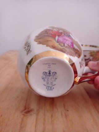 Juego 2 Tazas Porcelana Rema Bilbao