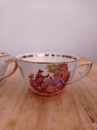 Juego 2 Tazas Porcelana Rema Bilbao