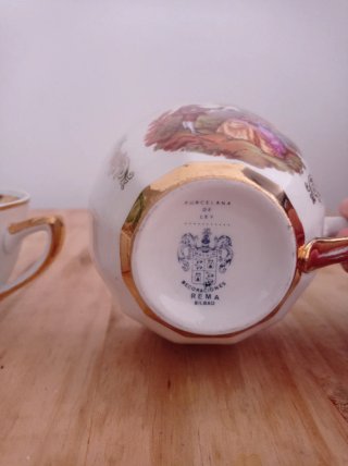 Juego 2 Tazas Porcelana Rema Bilbao