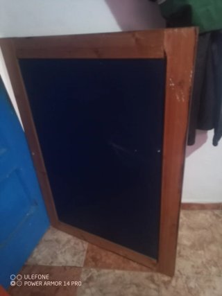 Espejo grande de madera