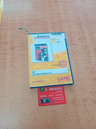 JUEGO PS2 TRUE CRIME STREETS OF L.A.