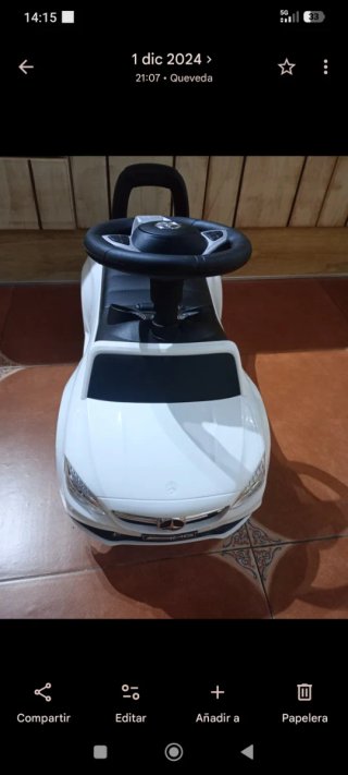 Correpasillos Coche Mercedes Blanco