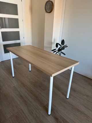 Mesa escritorio IKEA LAGKAPTEN/ADILS madera y meta