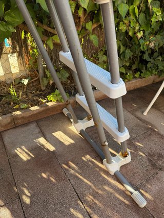 Escalera Piscina Bestway Metal/Plástico