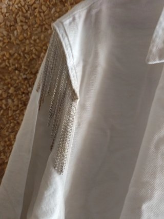 Camisa Zara Blanca Mujer Talla XS