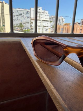 Oakley Splice 2000s Gafas de Sol Marrón Dorado