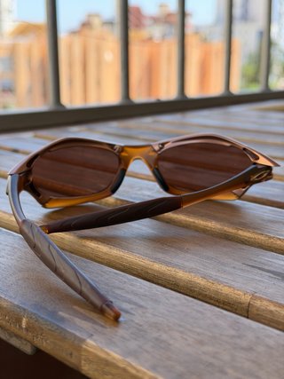 Oakley Splice 2000s Gafas de Sol Marrón Dorado