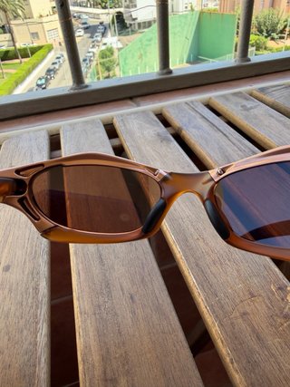 Oakley Splice 2000s Gafas de Sol Marrón Dorado