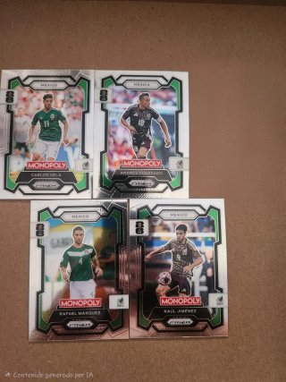 Cartas Monopoly Mundial Jugadores México