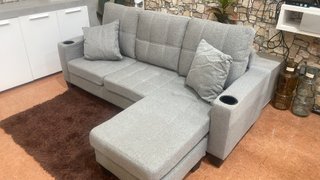 Sofá Cama Chaise Longue Gris