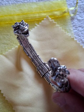 Pulsera Plata Diseño dragon