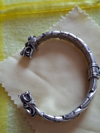 Pulsera Plata Diseño dragon