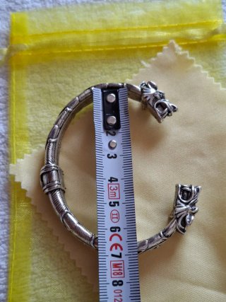 Pulsera Plata Diseño dragon