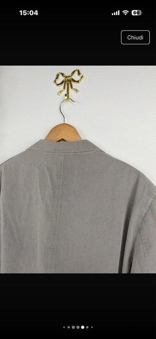 Lubiam Blazer Beige Cotone Uomo Taglia XL