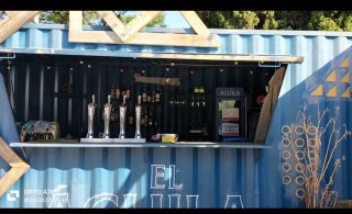Contenedor barra bar, para eventos de Food Truck