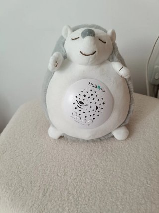 Proyector musical erizo peluche bebé